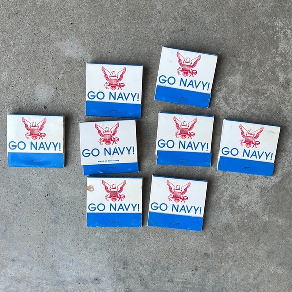 Vintage Go Navy Be Someone Special Military Slogan Matchbooks Lot - Picture 4 of 4